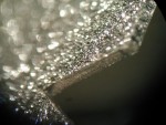 Laserschnitt in CVD-Diamant Makro
